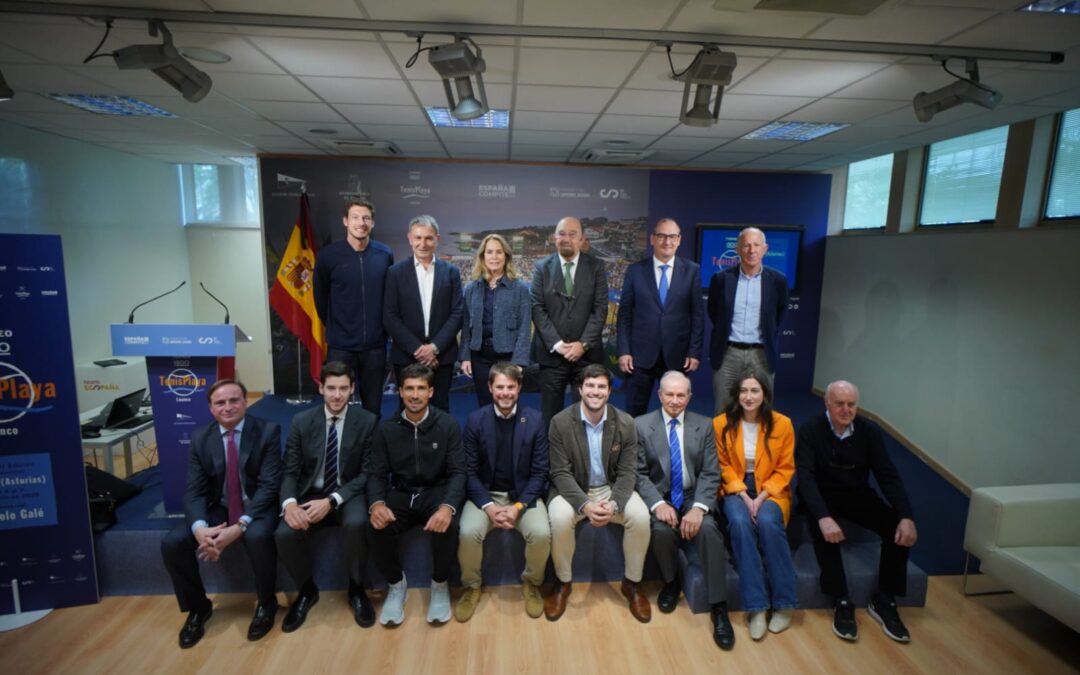 Presentamos el XXXVIII Torneo BDO Tenis Playa Luanco en el Consejo Superior de Deportes anunciando nuevos jugadores: Dominic Thiem, Pedro Cachín y Bernardo Munk
