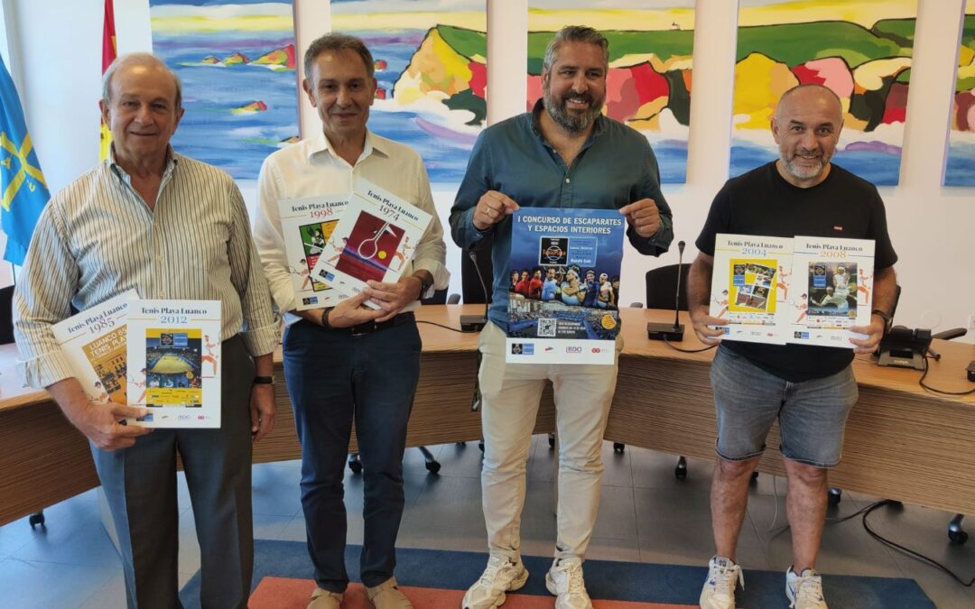 11 establecimientos participan en el Concurso de Escaparates y Espacios Interiores Torneo BDO Tenis Playa Luanco